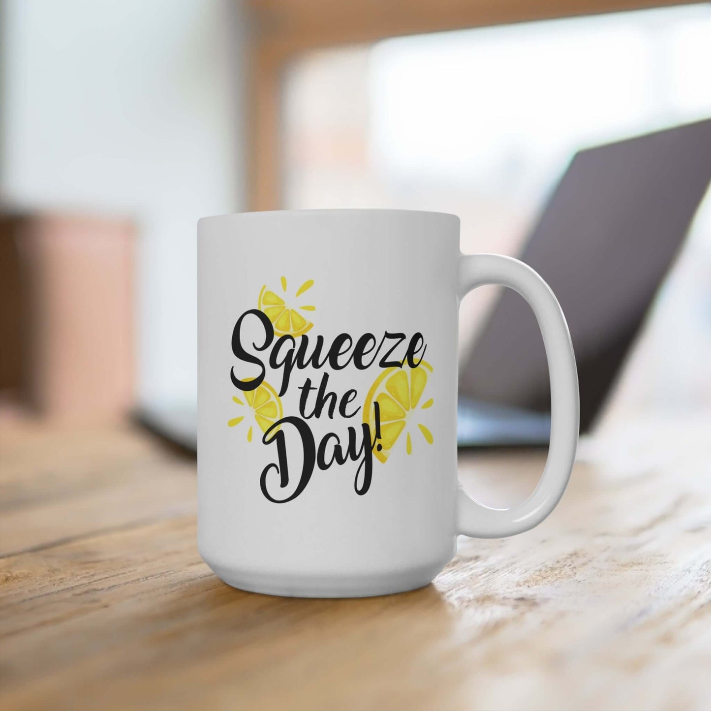 Squeeze the Day Coffee Mug | 15oz Ceramic