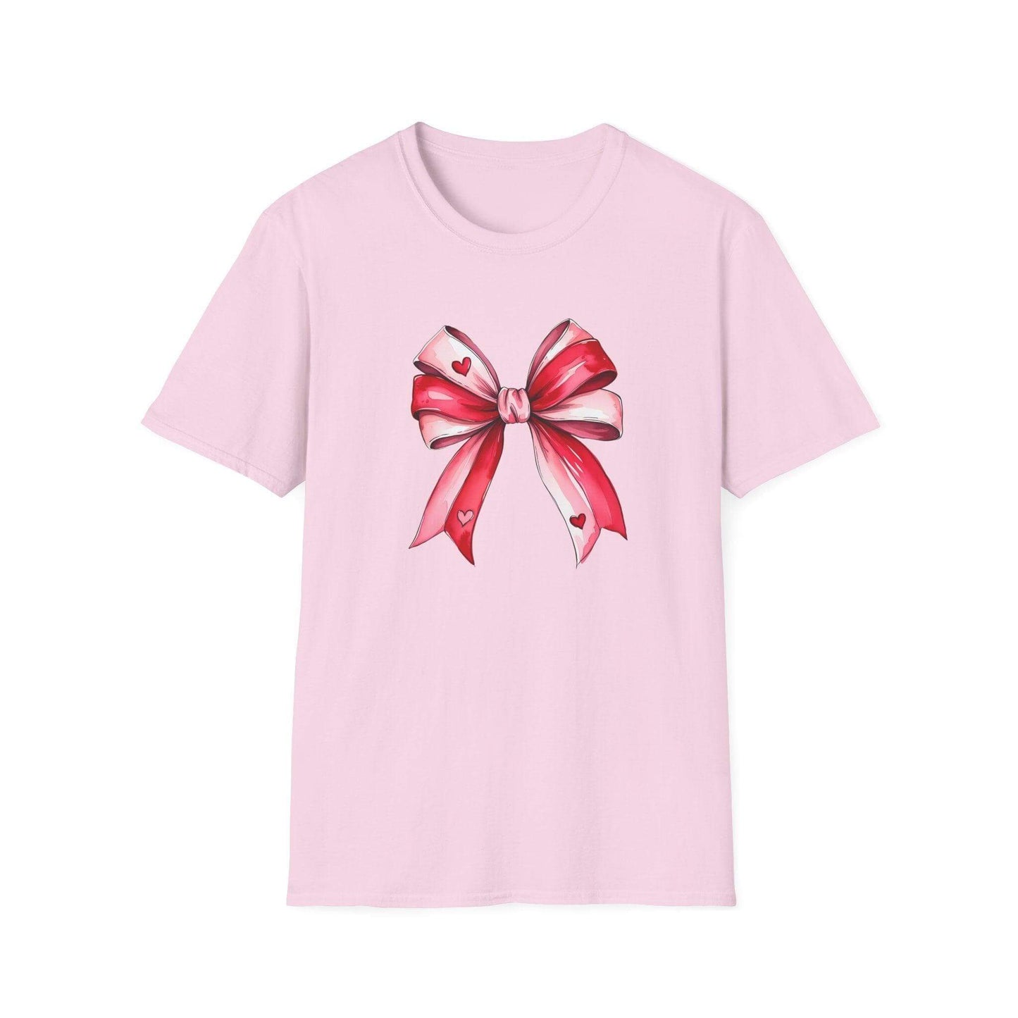 Red & Pink Heart Bow Tee – Sweet, Simple, and Totally Charming! - Crafty Harvest Designs