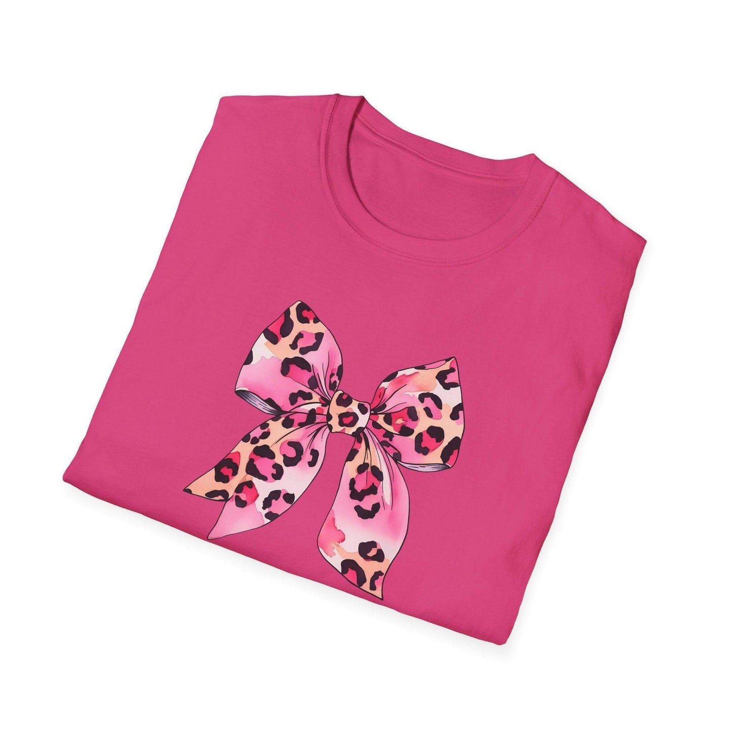 Pink Leopard Bow Tee – Fierce, Fun & Feminine! - Crafty Harvest Designs