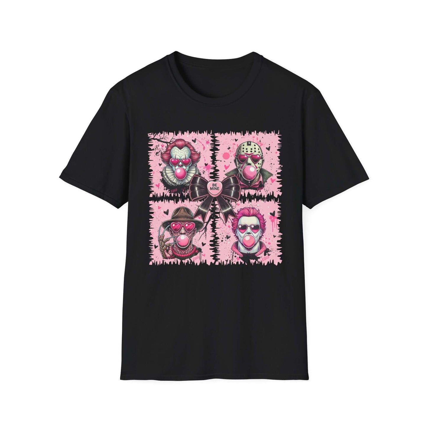 Bubblegum Horror Valentine’s T-Shirt | Unisex Softstyle Tee - Crafty Harvest Designs