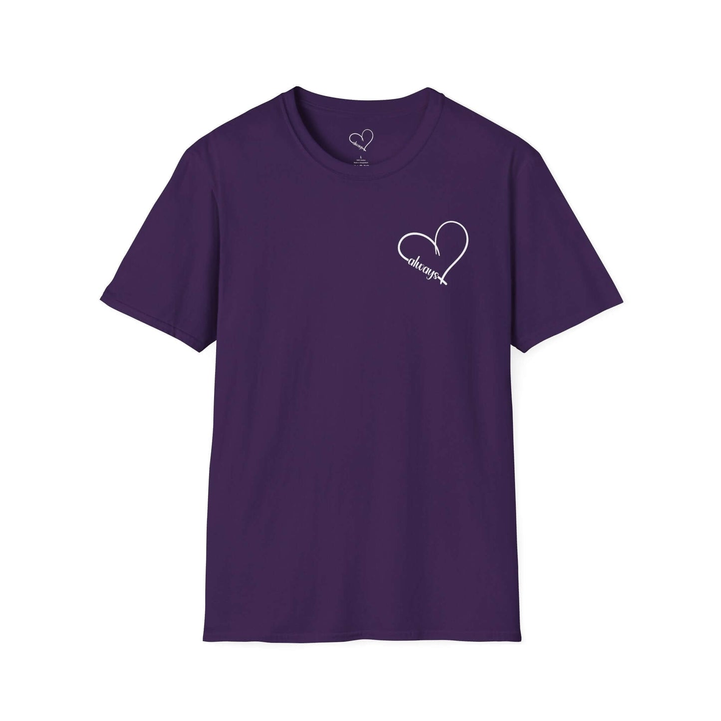Heart “Dear Person Behind Me, you are smart, worthy, strong....” Motivational Unisex Softstyle T-Shirt