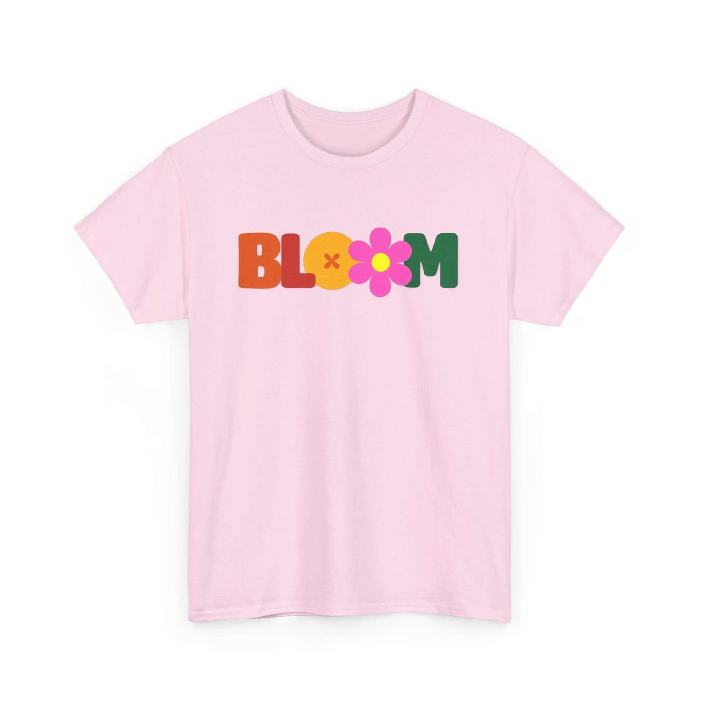 BLOOM Unisex Unisex Heavy Cotton Tee | Retro Floral Tee