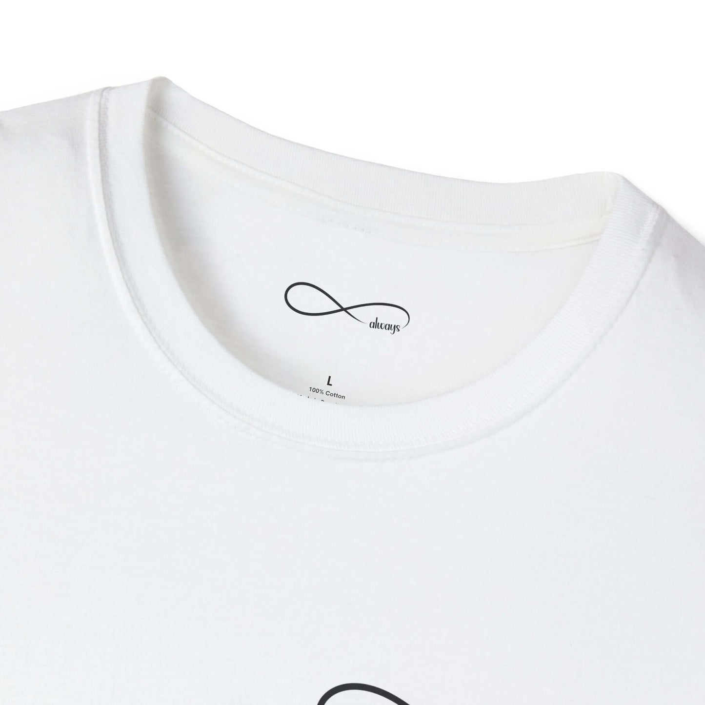 Infinity symbol “Dear Person Behind Me, keep going” Motivational Unisex Softstyle T-Shirt