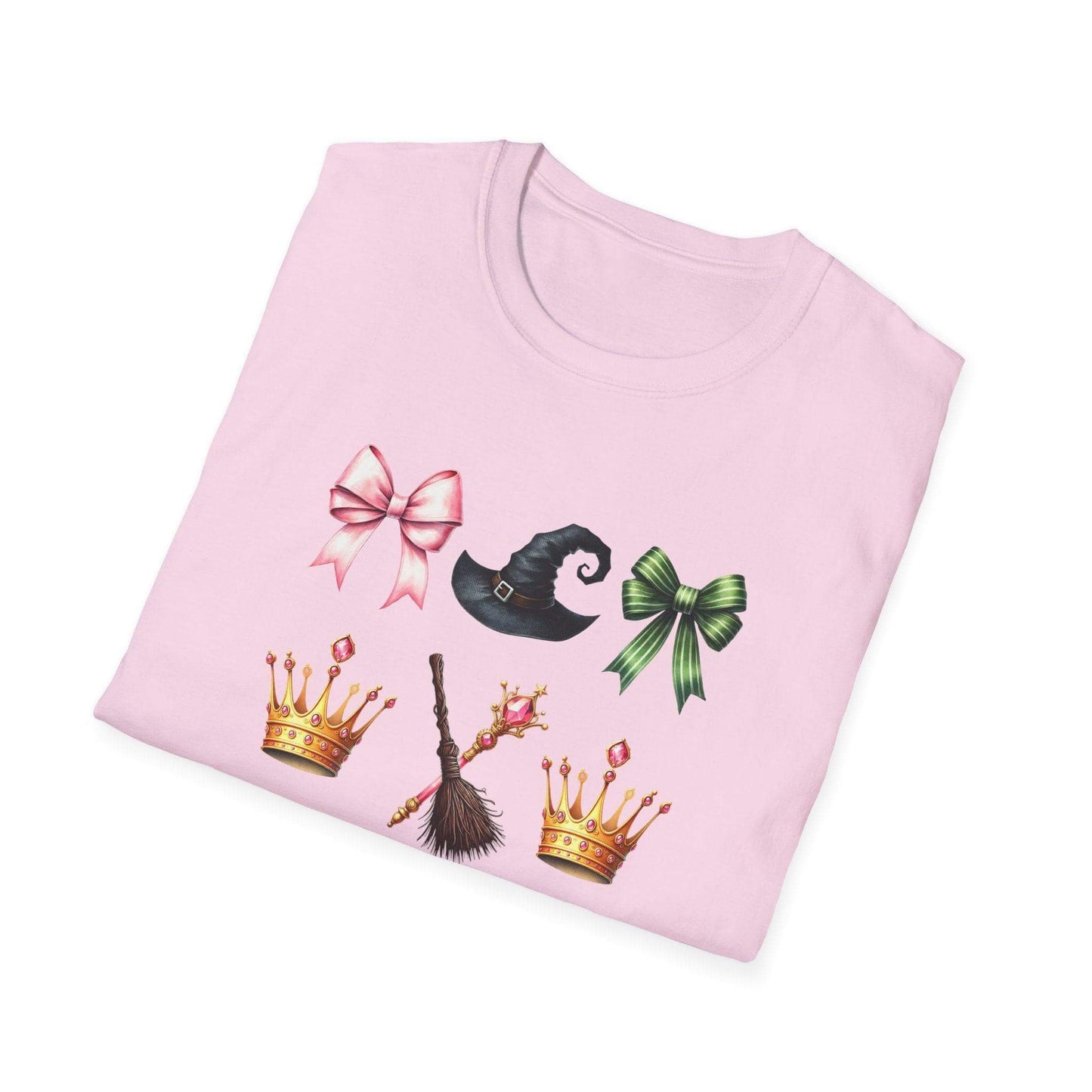 Green and Pink Coquette Bows, T-Shirt - Crafty Harvest Designs