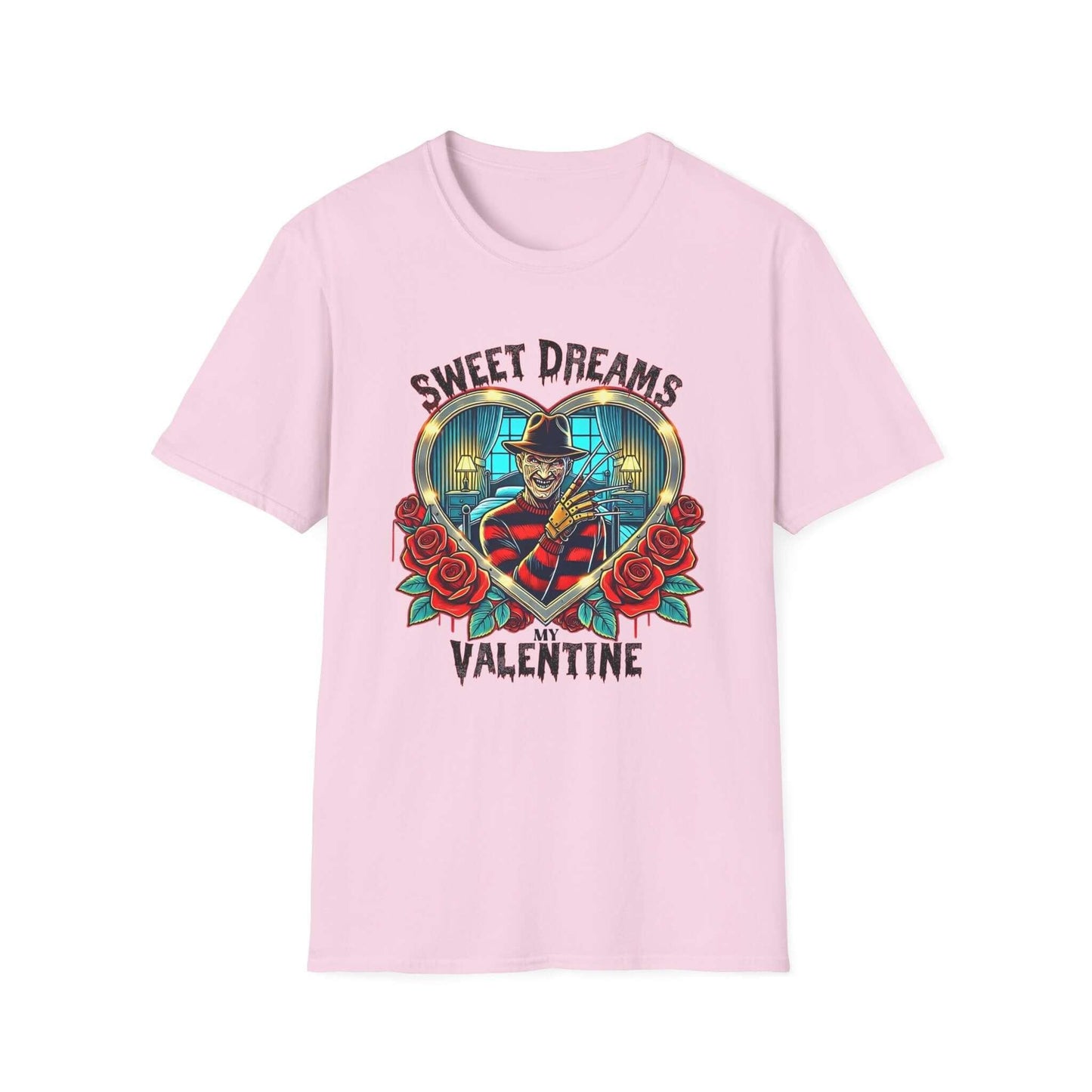 “Sweet Dreams My Valentine” Horror Tee – Love at First Fright! - Crafty Harvest Designs