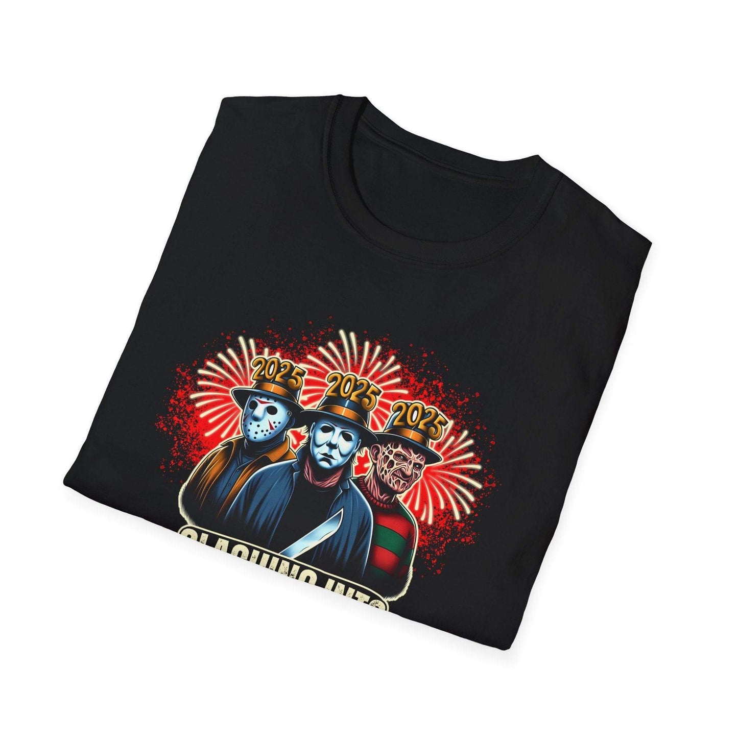 Slashing Into 2025 Horror T-Shirt | Perfect for New Year’s Eve - Crafty Harvest Designs