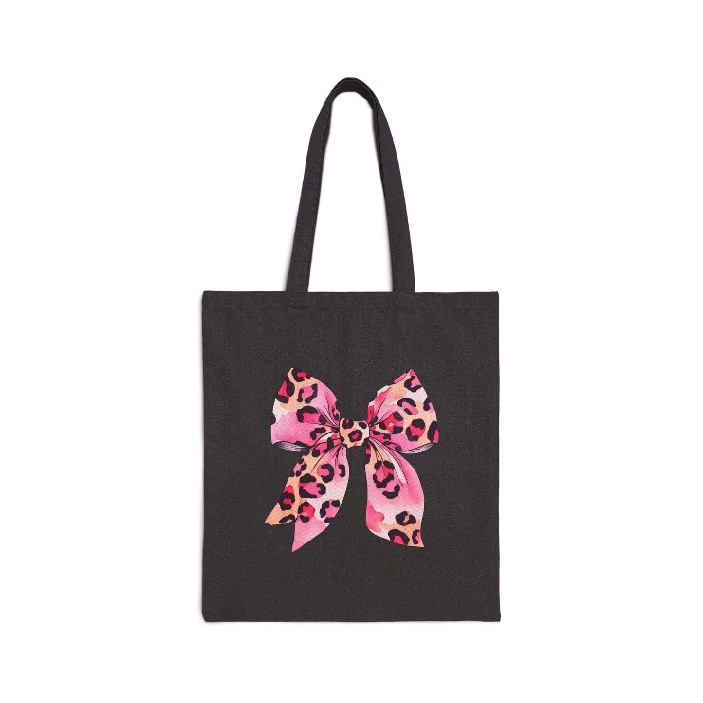 Leopard Print Bow Canvas Tote – Bold, Chic & Fiercely Practical! - Crafty Harvest Designs