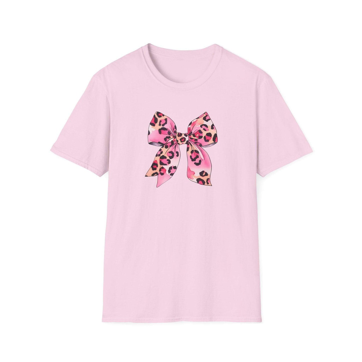 Pink Leopard Bow Tee – Fierce, Fun & Feminine! - Crafty Harvest Designs