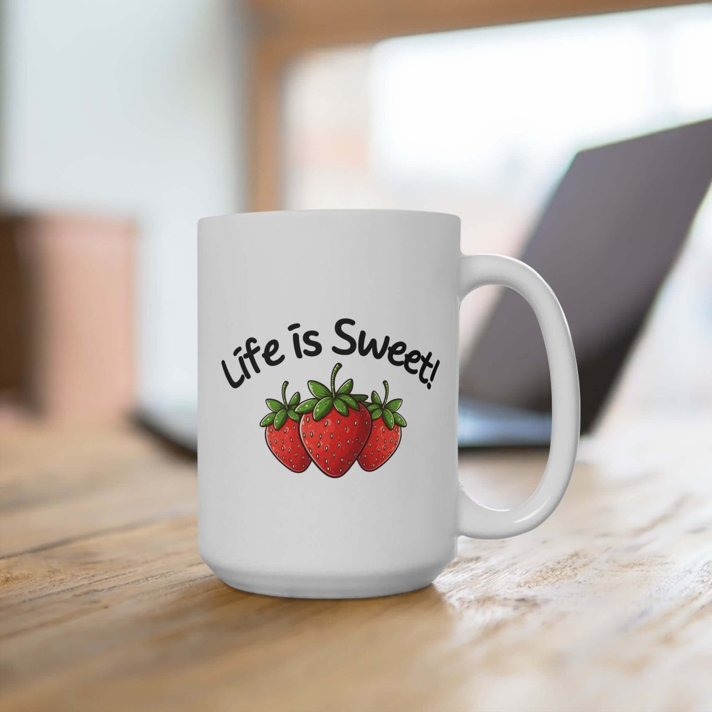 Life is Sweet Coffee Mug | 15oz Ceramic