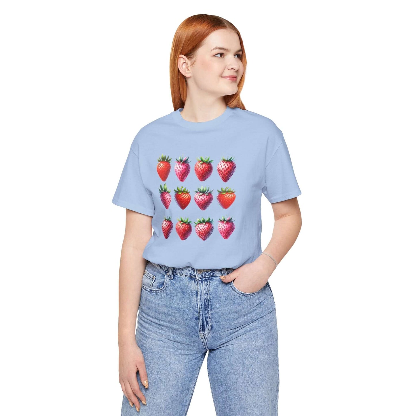 Strawberries Unisex Jersey Short Sleeve Tee | Soft & Stylish Tee