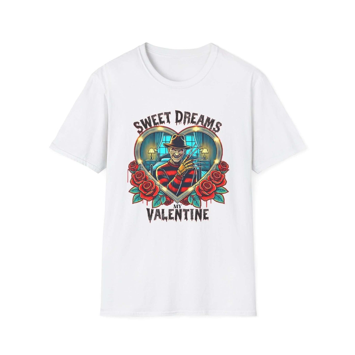 “Sweet Dreams My Valentine” Horror Tee – Love at First Fright! - Crafty Harvest Designs