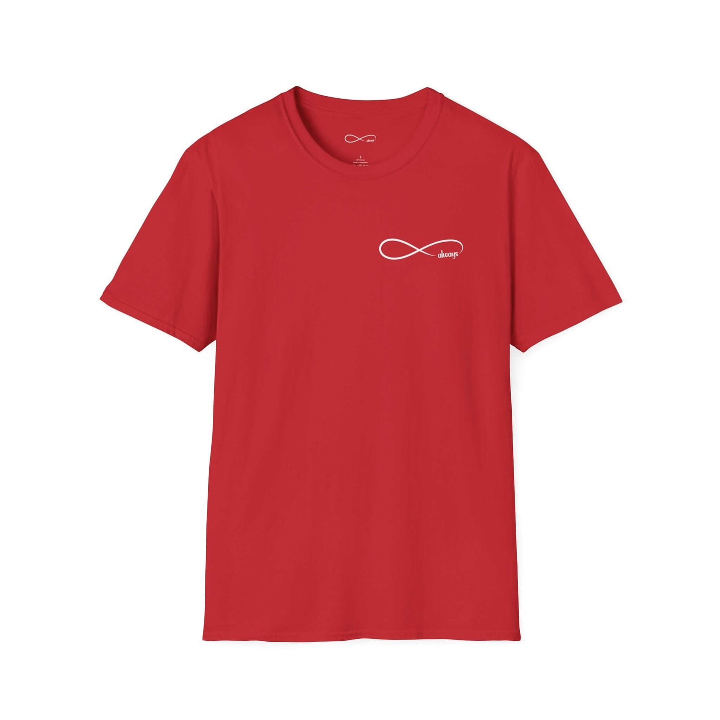 Infinity symbol “Dear Person Behind Me, keep going” Motivational Unisex Softstyle T-Shirt