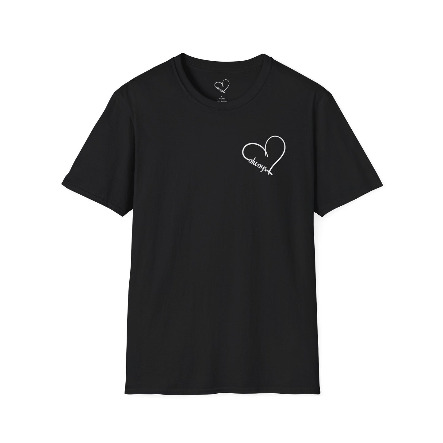 Heart “Dear Person Behind Me, you are smart, worthy, strong....” Motivational Unisex Softstyle T-Shirt