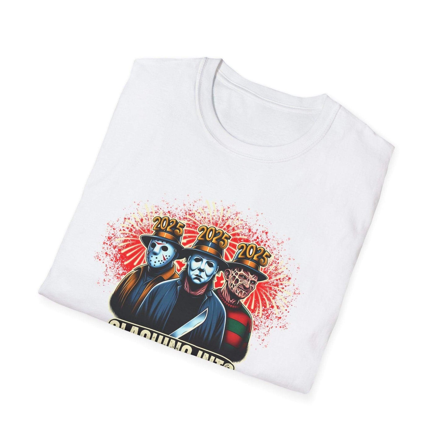 Slashing Into 2025 Horror T-Shirt | Perfect for New Year’s Eve - Crafty Harvest Designs