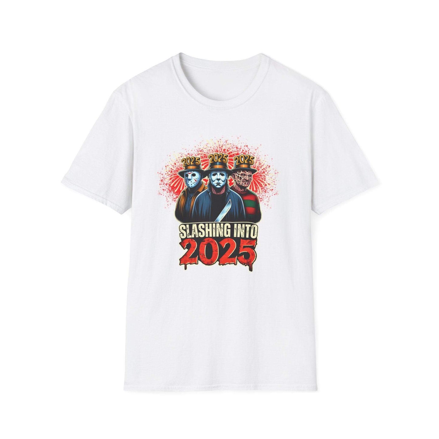 Slashing Into 2025 Horror T-Shirt | Perfect for New Year’s Eve - Crafty Harvest Designs