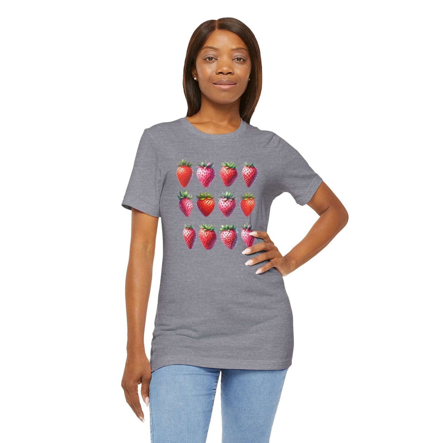 Strawberries Unisex Jersey Short Sleeve Tee | Soft & Stylish Tee