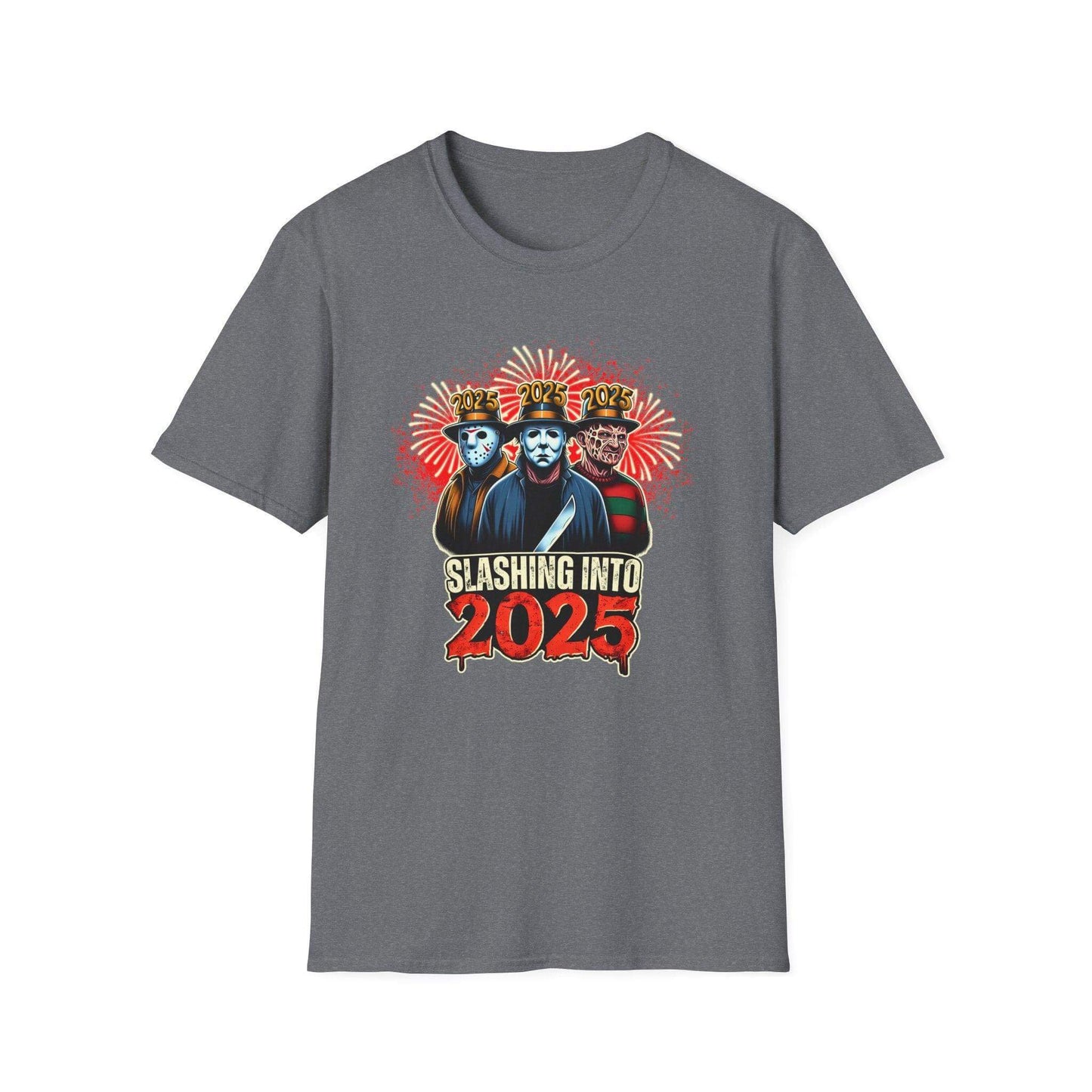 Slashing Into 2025 Horror T-Shirt | Perfect for New Year’s Eve - Crafty Harvest Designs