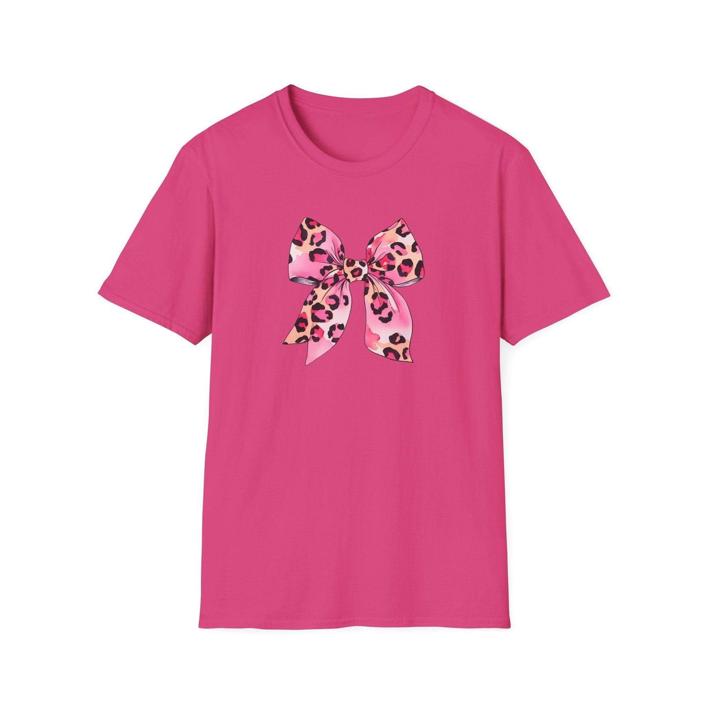 Pink Leopard Bow Tee – Fierce, Fun & Feminine! - Crafty Harvest Designs