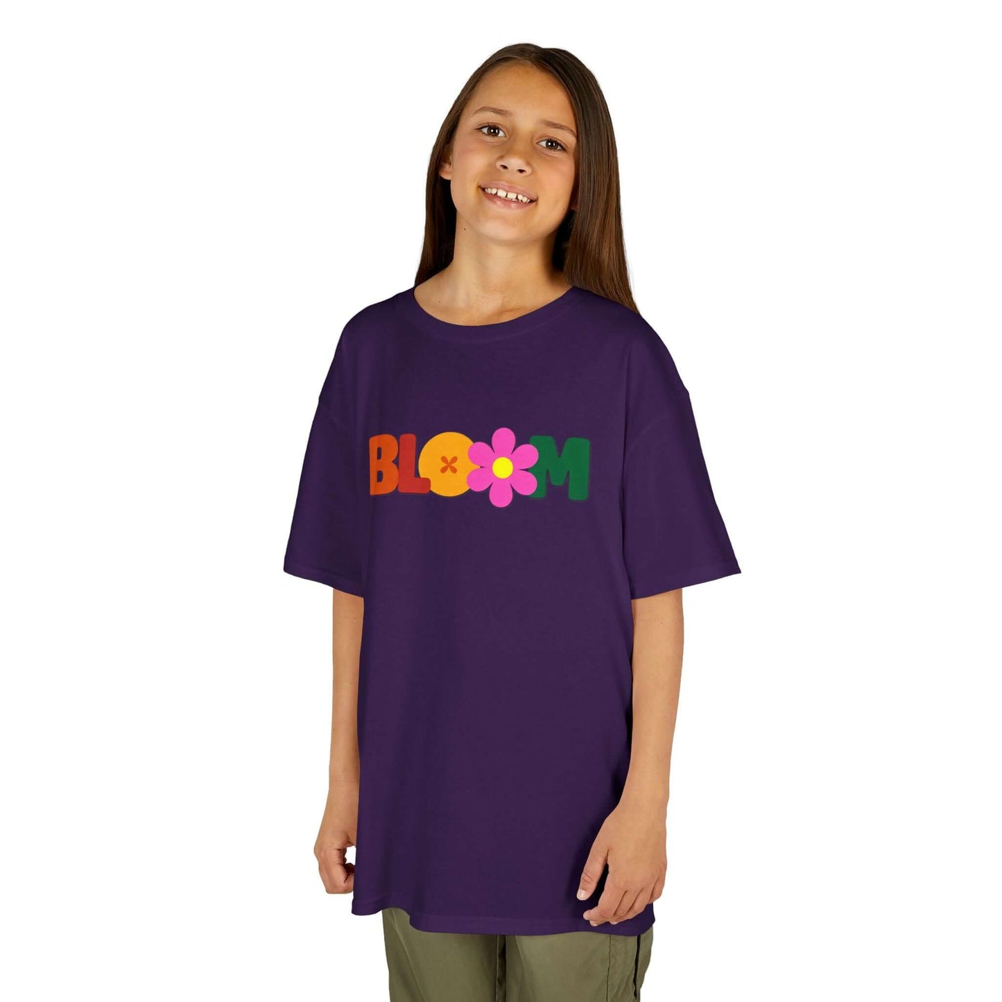 BLOOM Kids Kids Heavy Cotton™ Tee | Retro Flower Power Tee