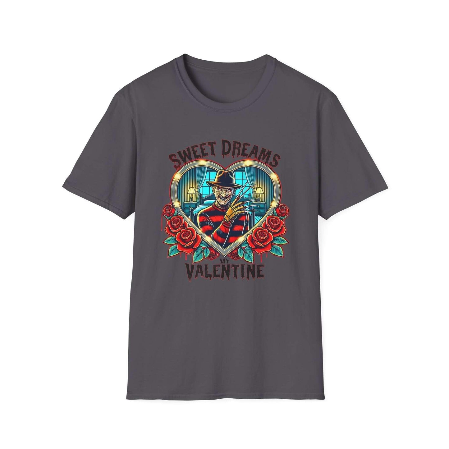 “Sweet Dreams My Valentine” Horror Tee – Love at First Fright! - Crafty Harvest Designs