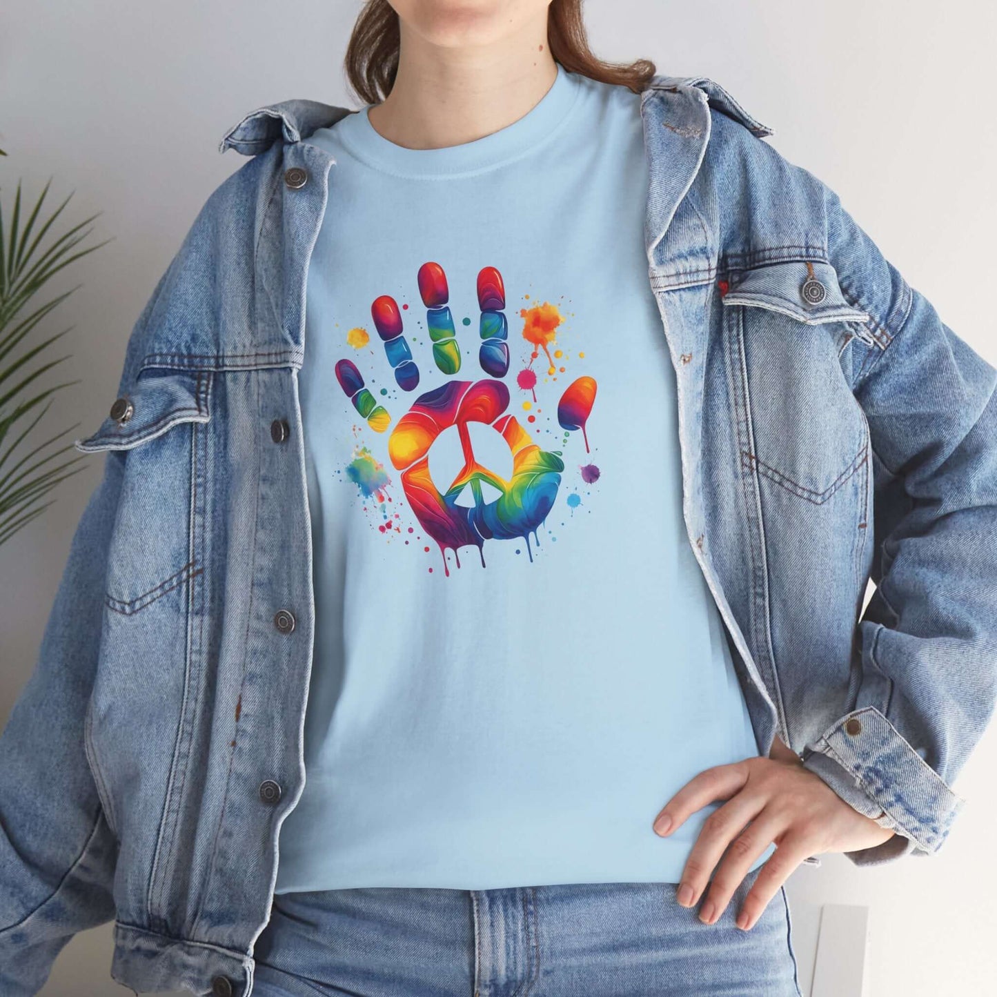 Peace Hand Unisex Heavy Cotton Tee