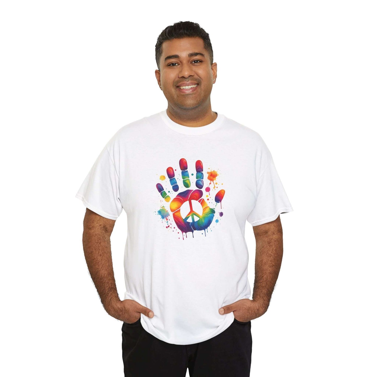Peace Hand Unisex Heavy Cotton Tee