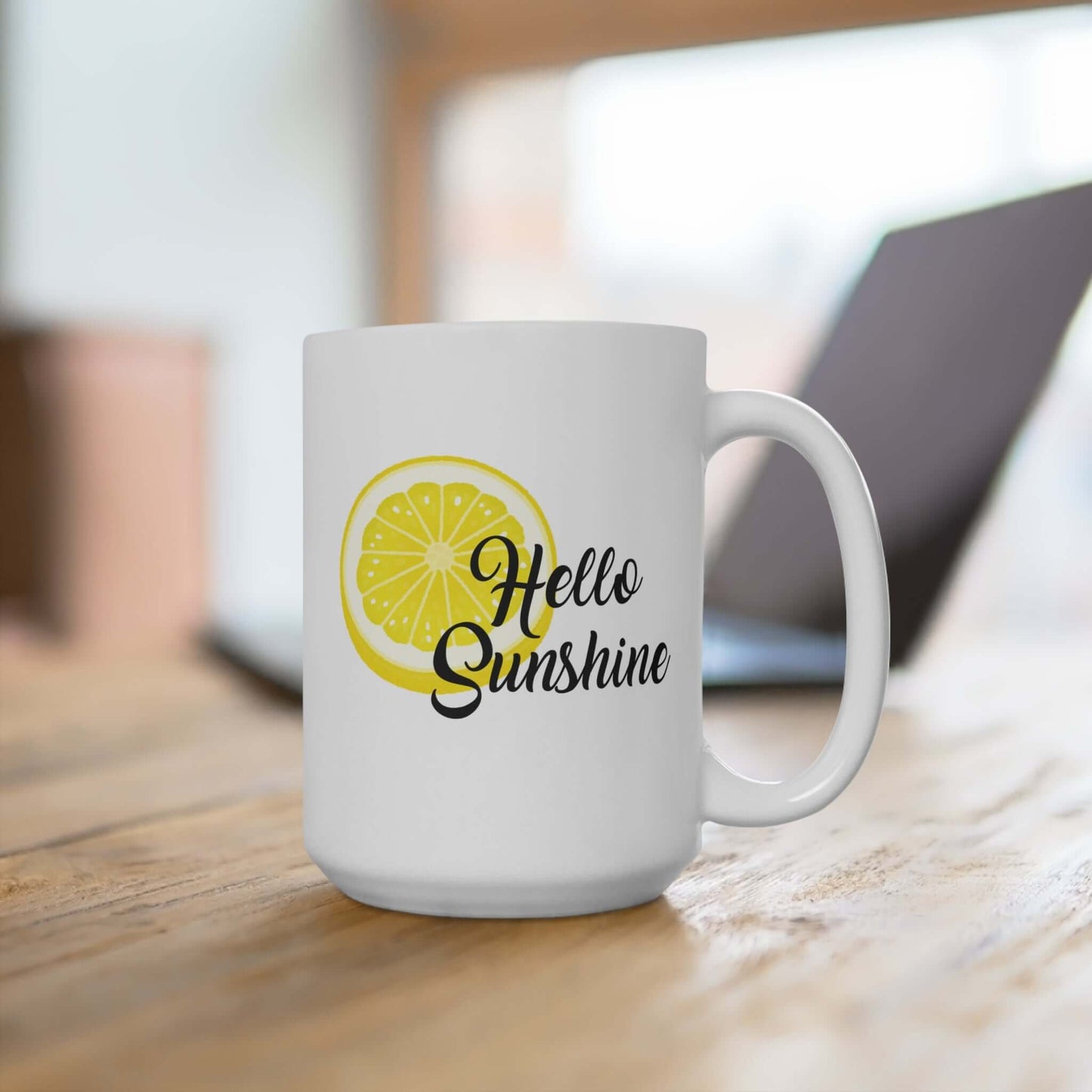 Hello Sunshine Coffee Mug | 15oz Ceramic