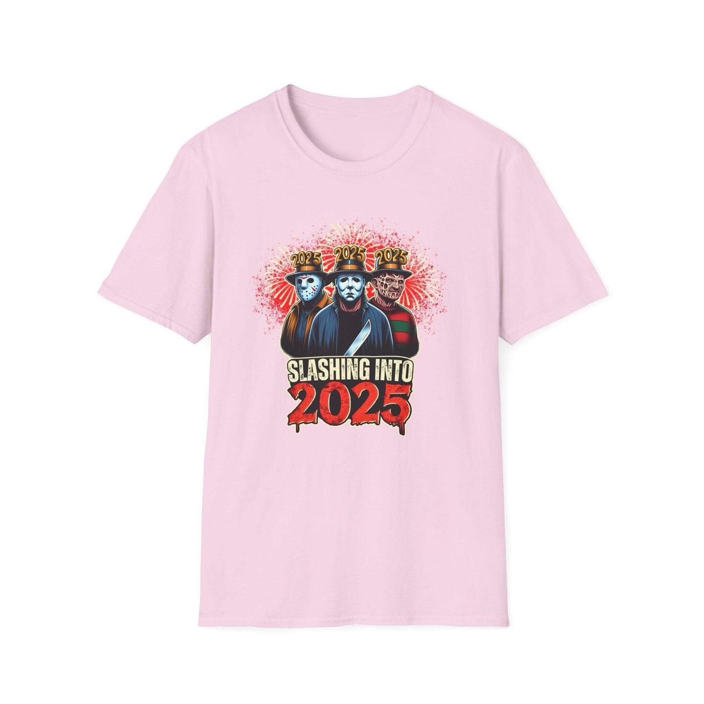 Slashing Into 2025 Horror T-Shirt | Perfect for New Year’s Eve - Crafty Harvest Designs
