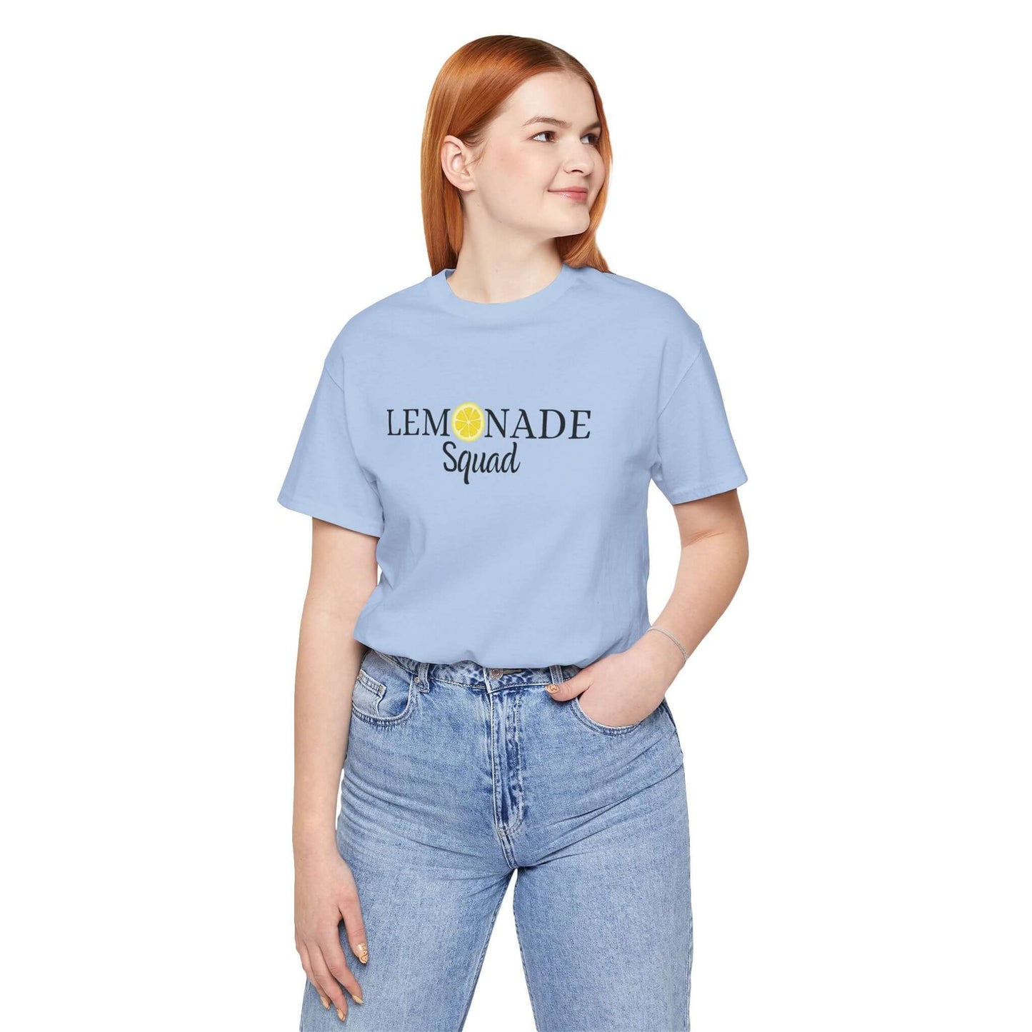 Lemonade Squad Jersey Short Sleeve Tee | Fun & Fresh Tee