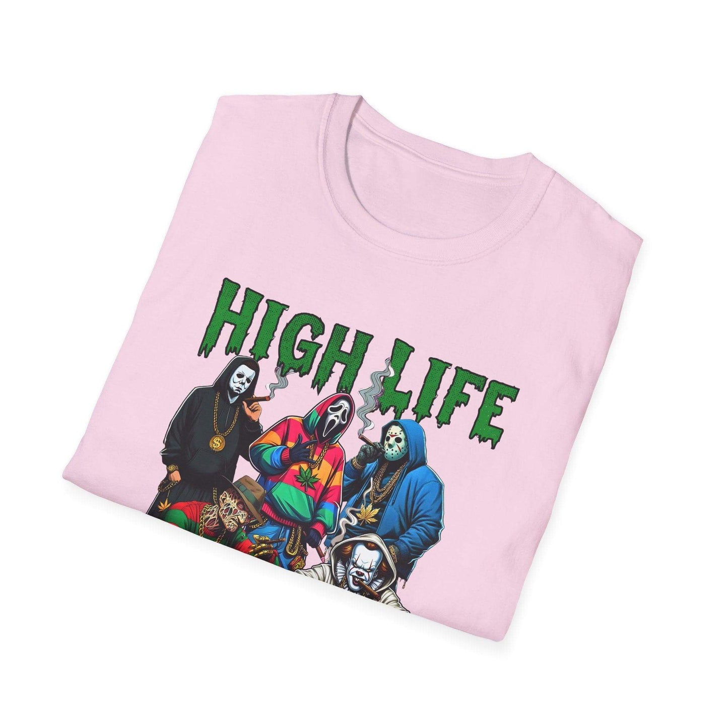 Thug Life, High Life Horror Movie Characters T-Shirt - Crafty Harvest Designs