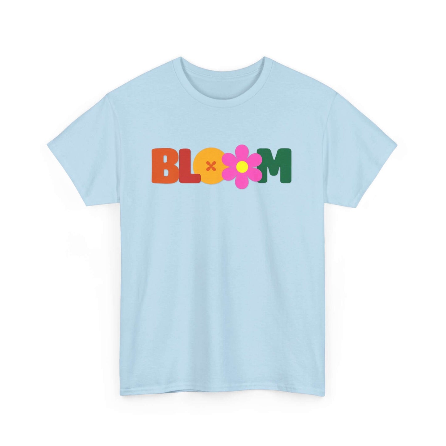 BLOOM Unisex Unisex Heavy Cotton Tee | Retro Floral Tee