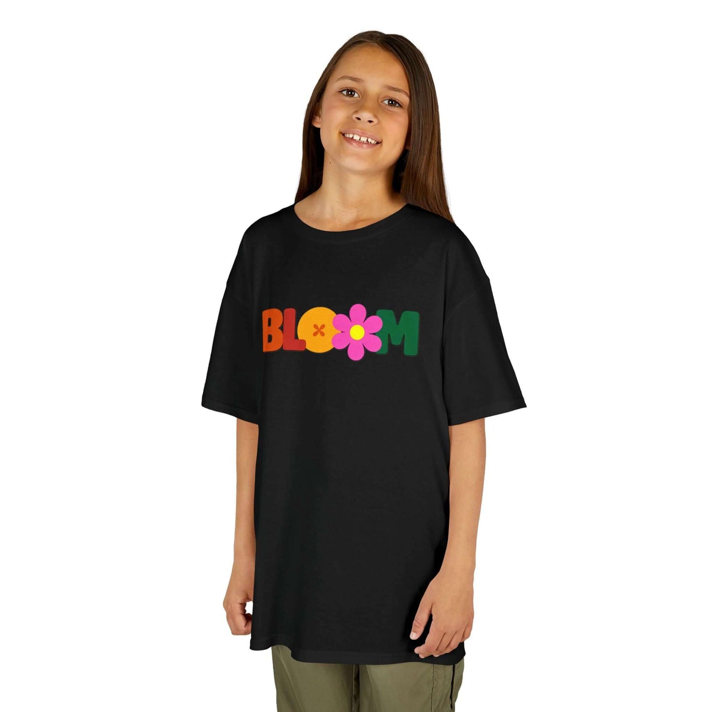 BLOOM Kids Kids Heavy Cotton™ Tee | Retro Flower Power Tee