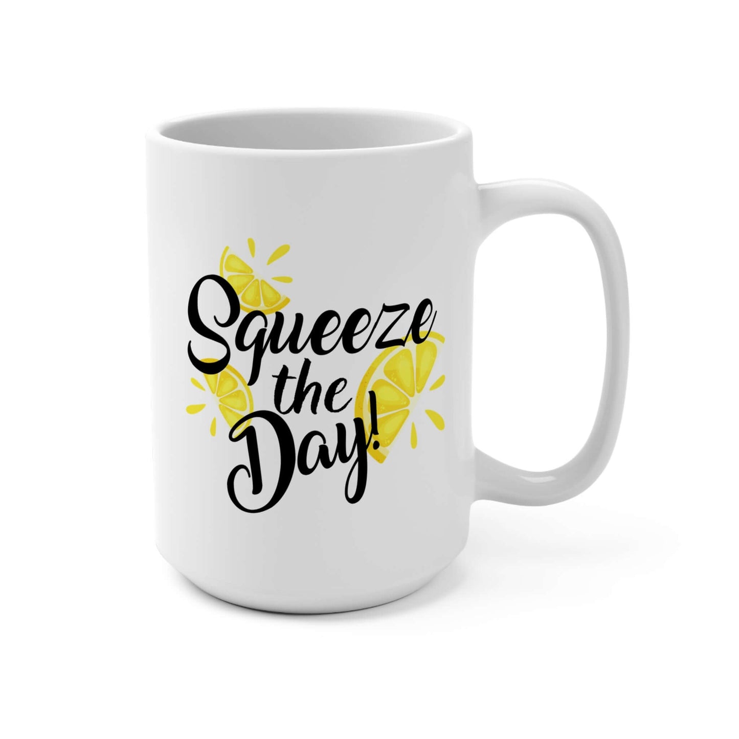 Squeeze the Day Coffee Mug | 15oz Ceramic