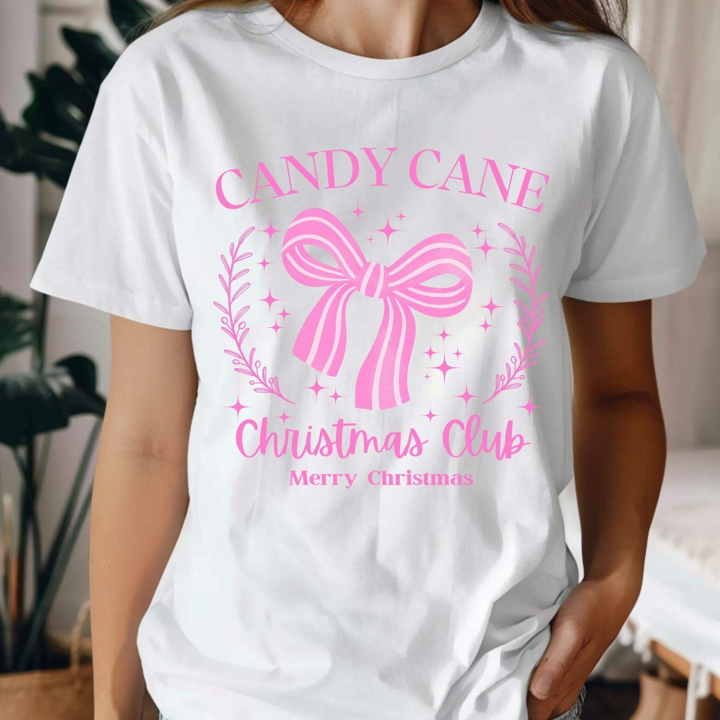 Candy Cane Christmas Club | 3 Color Options Digital Design PNG - Crafty Harvest Designs
