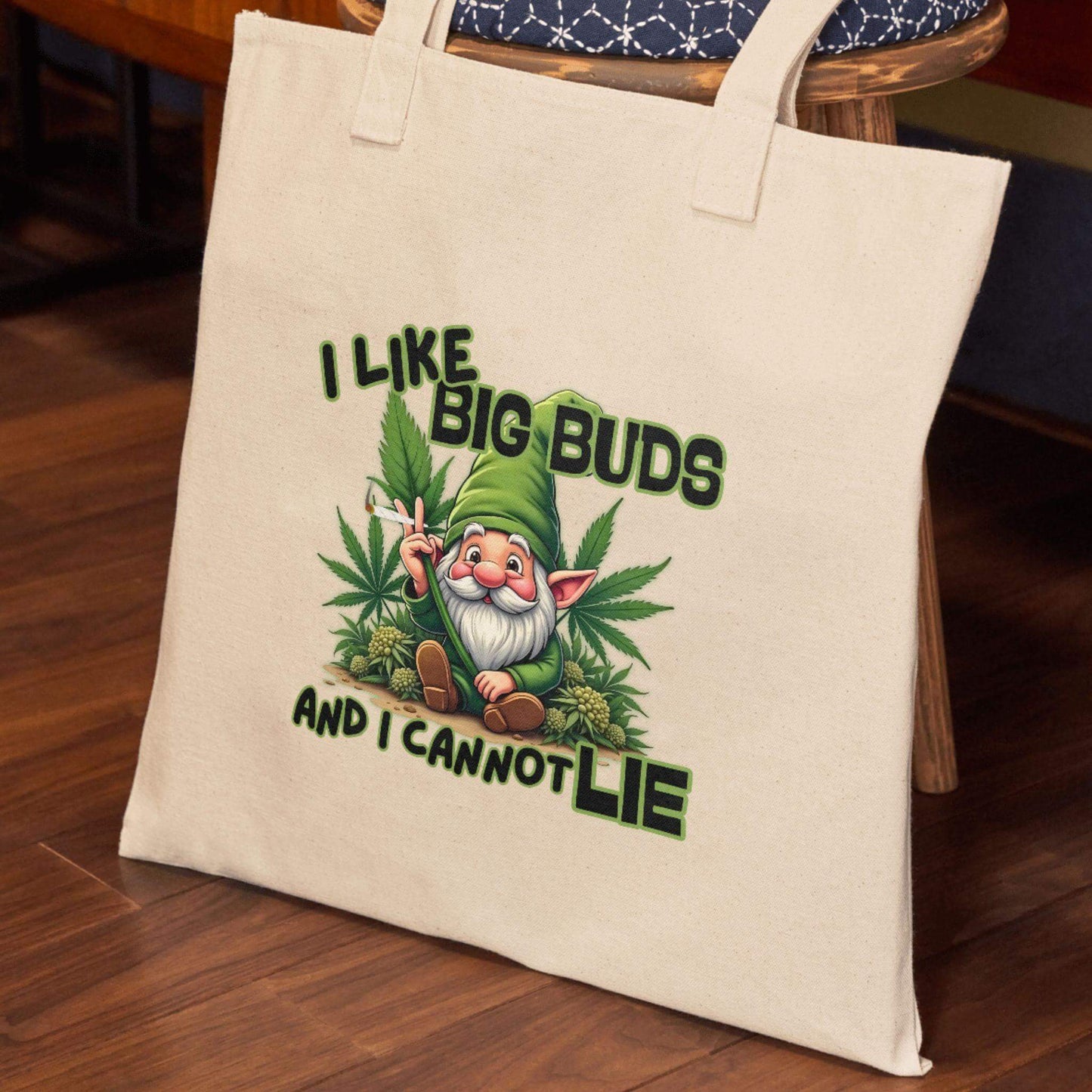 I Like Big Buds and I Cannot Lie | Fun Cannabis Gnome Design PNG - Crafty Harvest Designs
