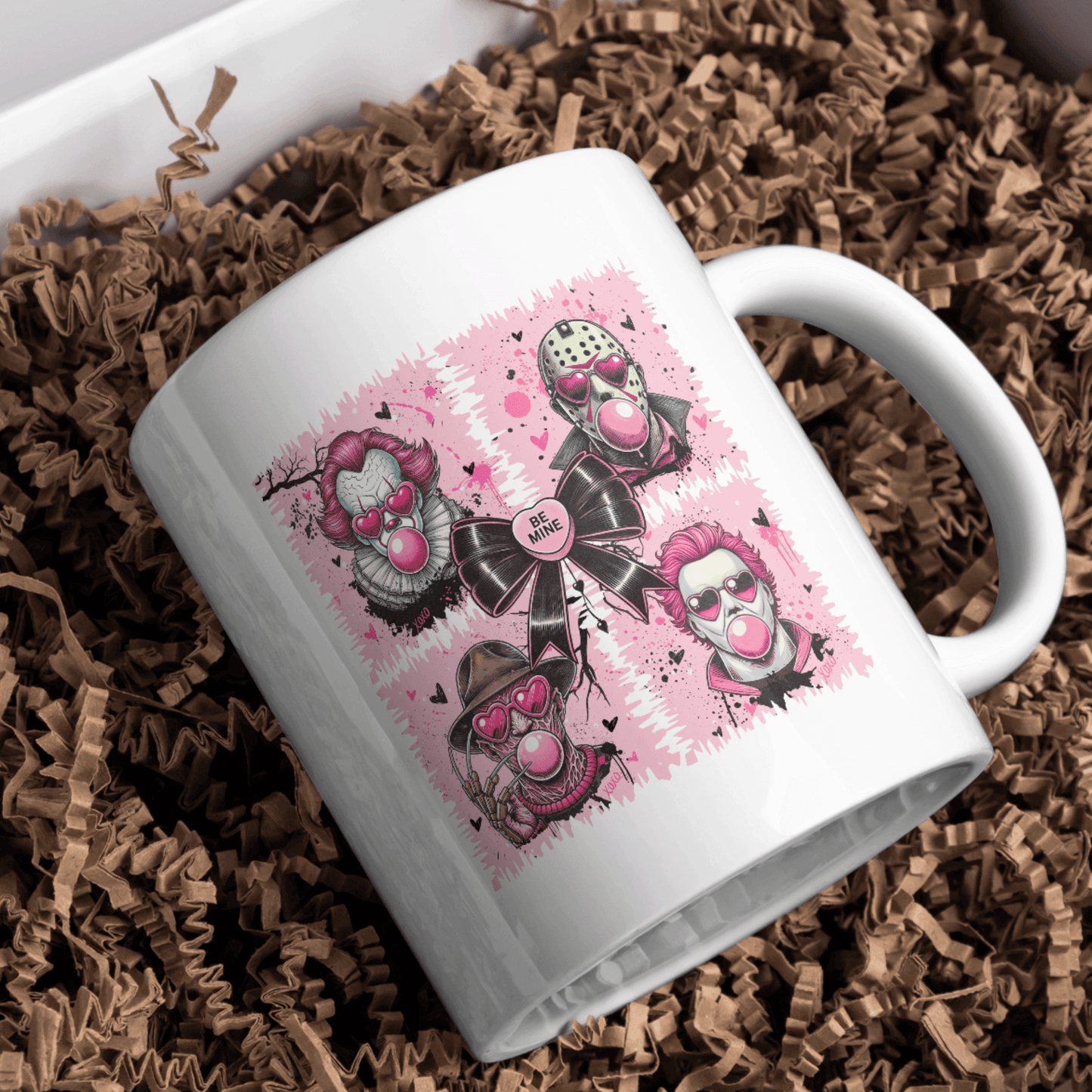 Valentine horror movie character Be Mine - PNG & PDF download - Crafty Harvest Designs