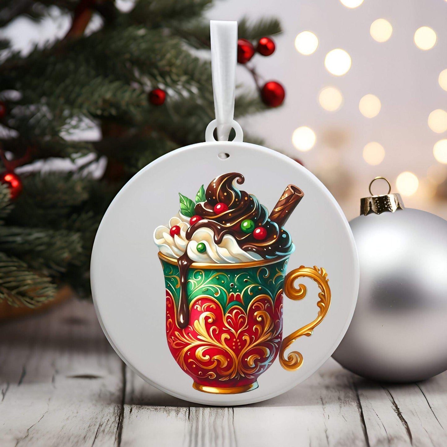 Watercolor hot chocolate mug sublimation Bundle - Crafty Harvest Designs