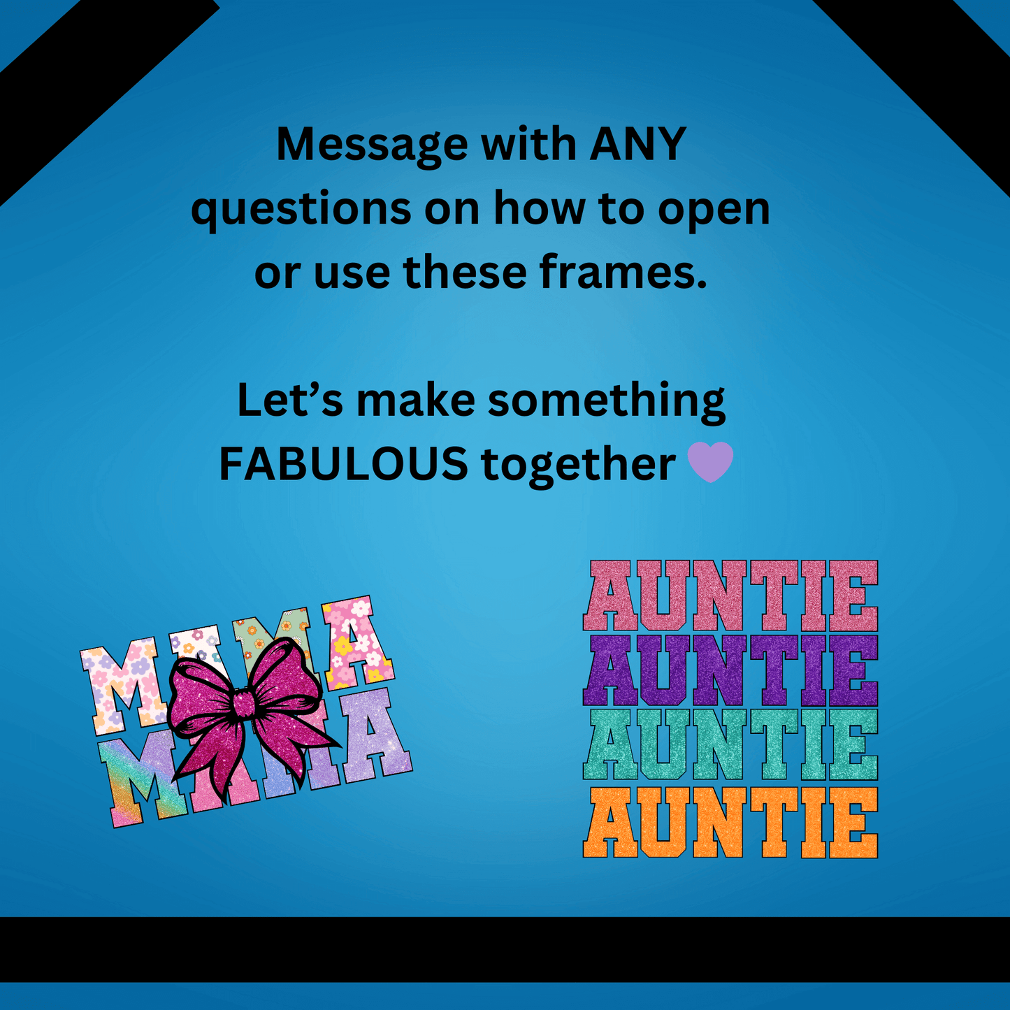 Canva Frames Family Names Bundle | Editable Custom Frames PNG - Crafty Harvest Designs