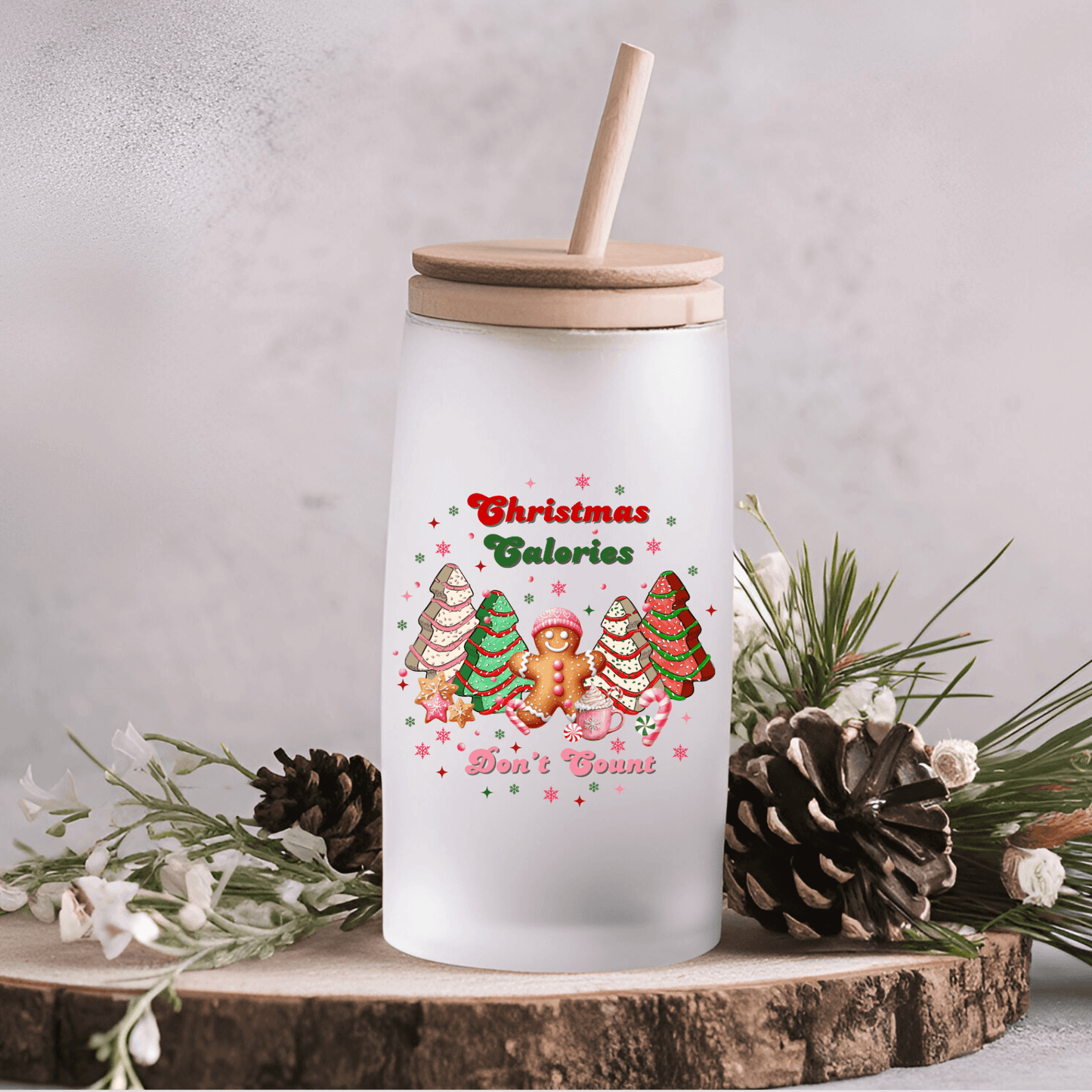 Christmas Tree Cake Ornament PNG Pack | 10 Retro Christmas Designs - Crafty Harvest Designs