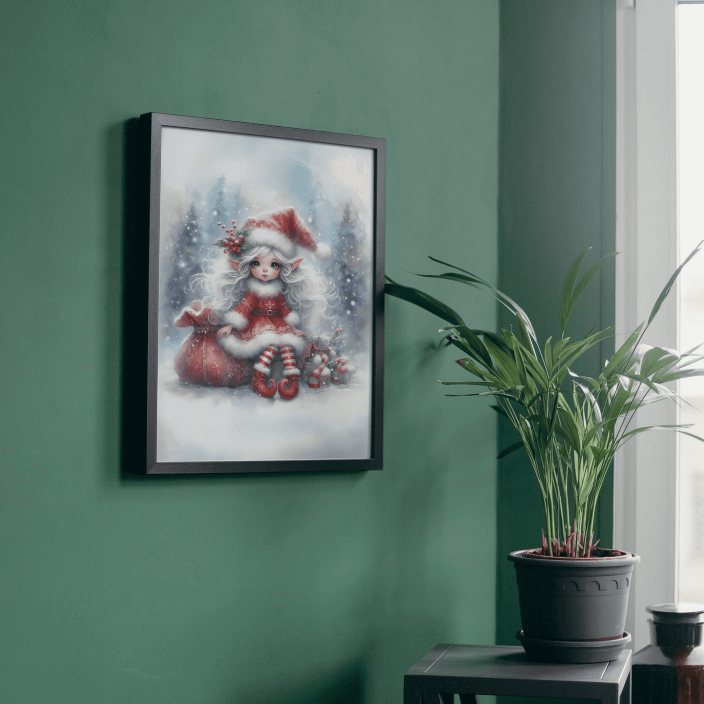 Magical Holiday Elf Designs | 4 Colors for Decoupage & Sublimation - Crafty Harvest Designs
