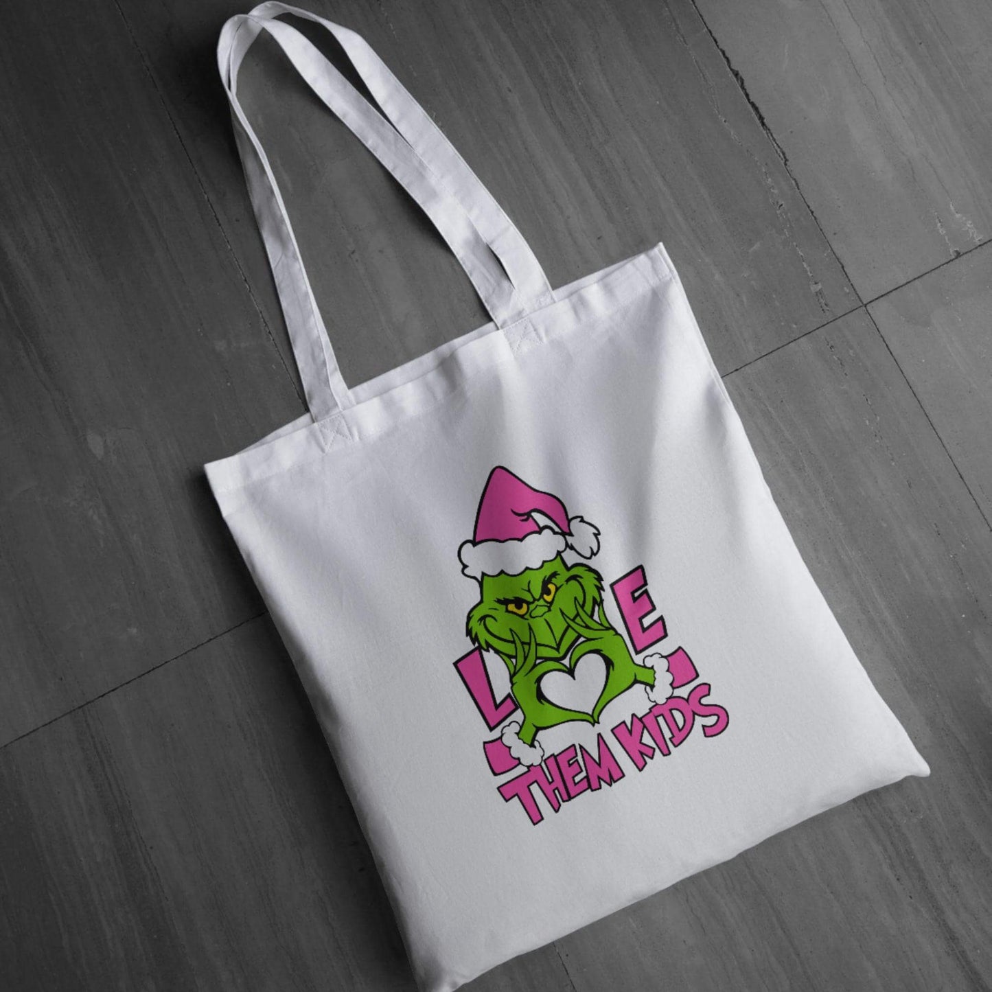 Grinch Love Them Kids | 3 Color Options for Christmas Designs - PNG PDF - Crafty Harvest Designs