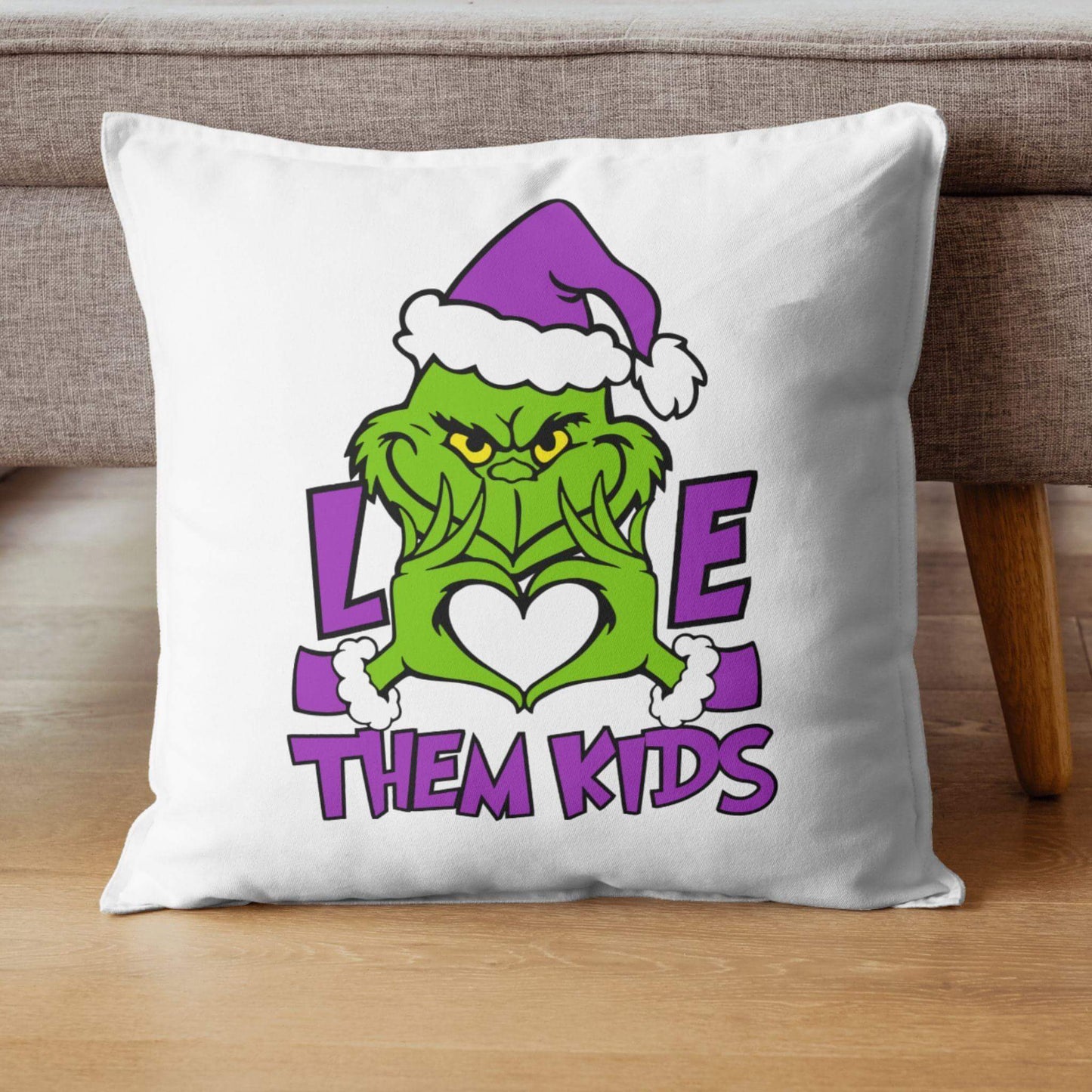 Grinch Love Them Kids | 3 Color Options for Christmas Designs - PNG PDF - Crafty Harvest Designs