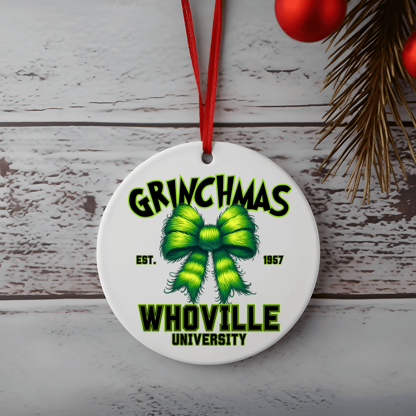 Grinchmas Whoville University PNG | Cute Christmas Design Download - Crafty Harvest Designs