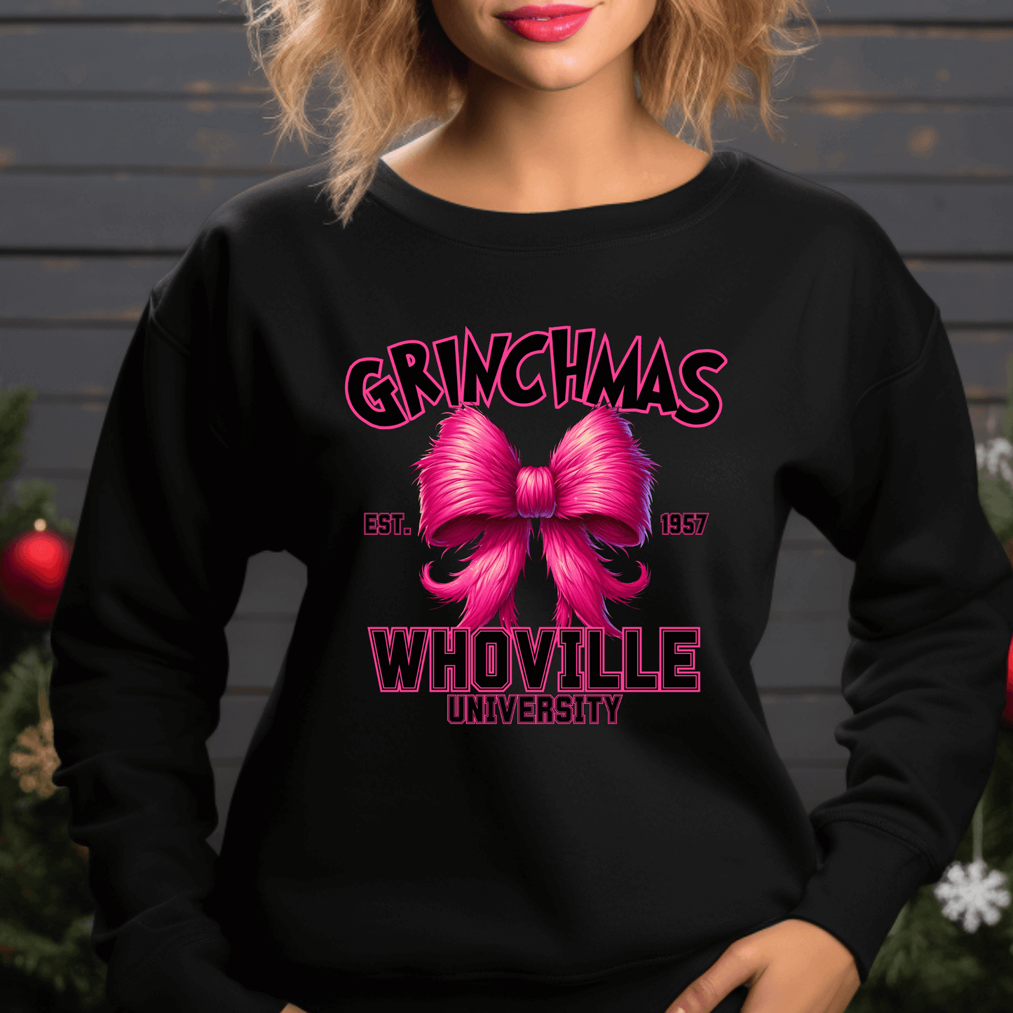 Grinchmas Whoville University PNG | Cute Christmas Design Download - Crafty Harvest Designs