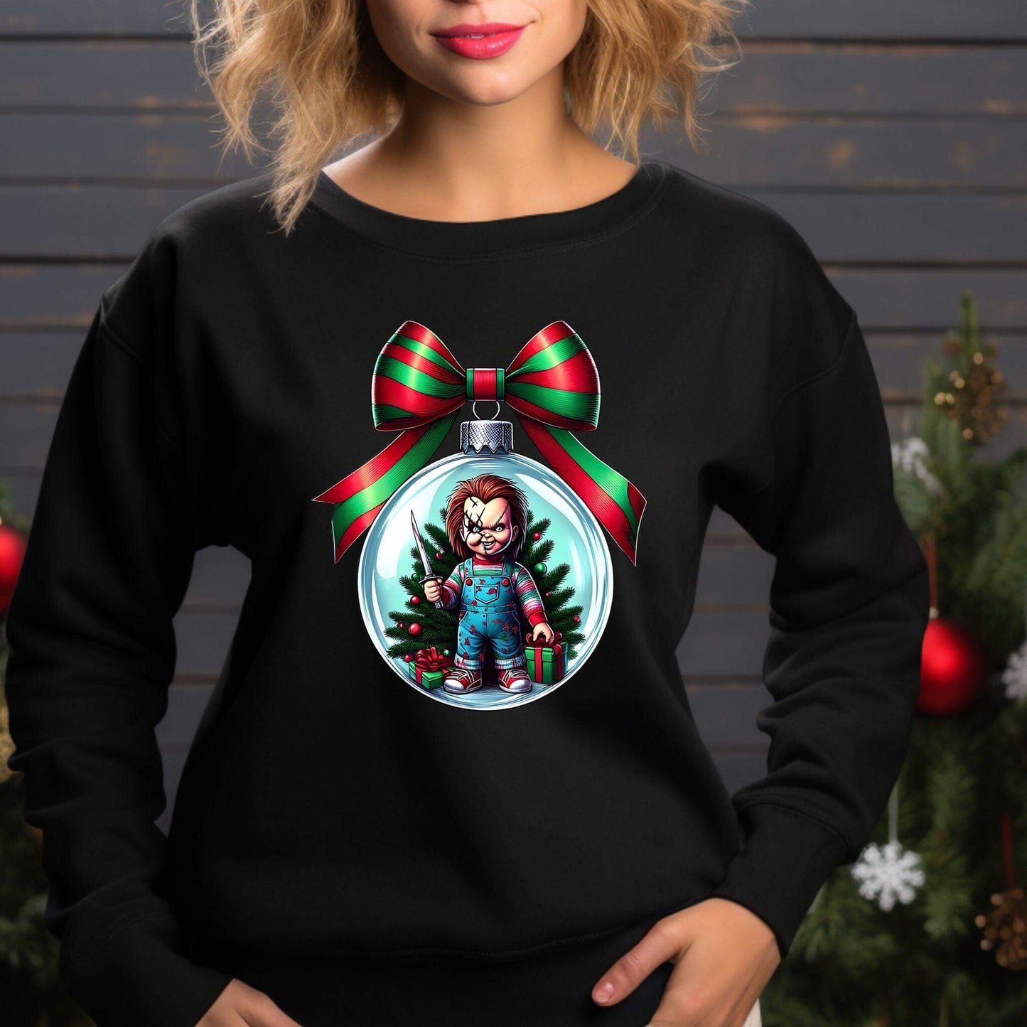 Horror Movies Christmas PNG | Spooky Christmas Design for T-shirts - Crafty Harvest Designs