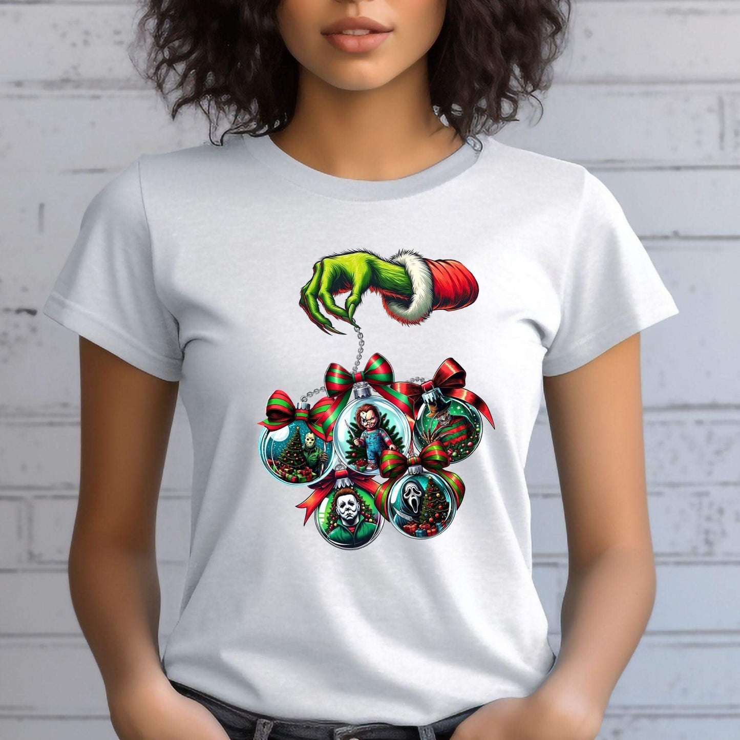 Horror Movies Christmas PNG | Spooky Christmas Design for T-shirts - Crafty Harvest Designs
