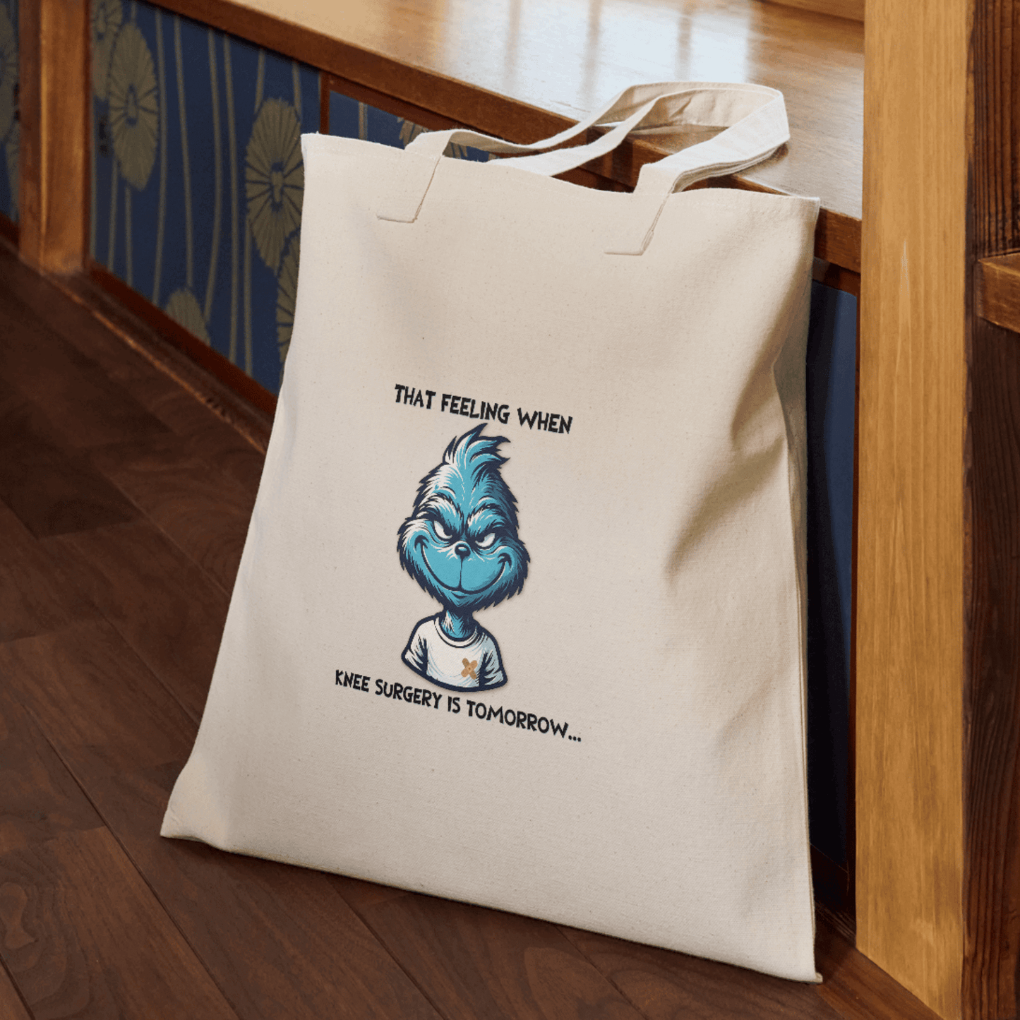 Knee Surgery Tomorrow Grinch Design | PNG & PDF with 3 Font Colors - Crafty Harvest Designs
