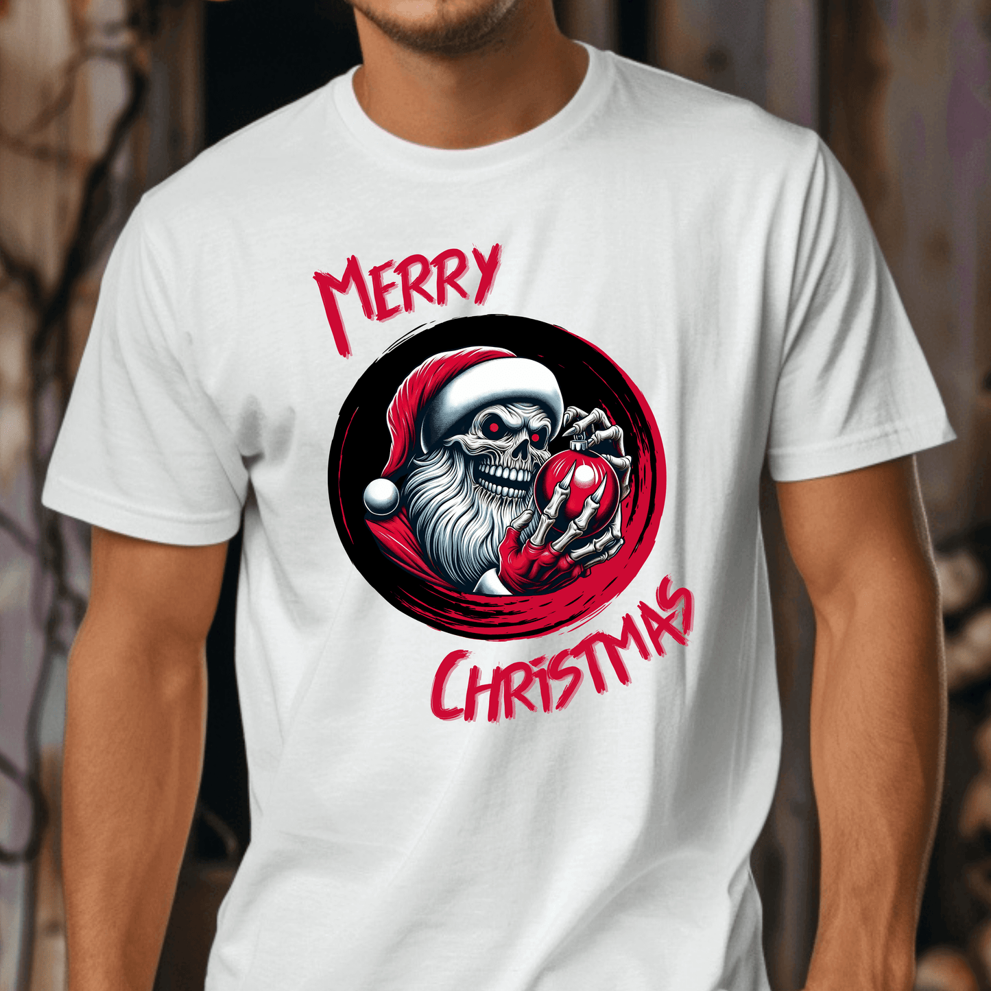 Dead Inside But Jolly AF | Merry Christmas Skeleton Digital Design - PNG & PDF - Crafty Harvest Designs