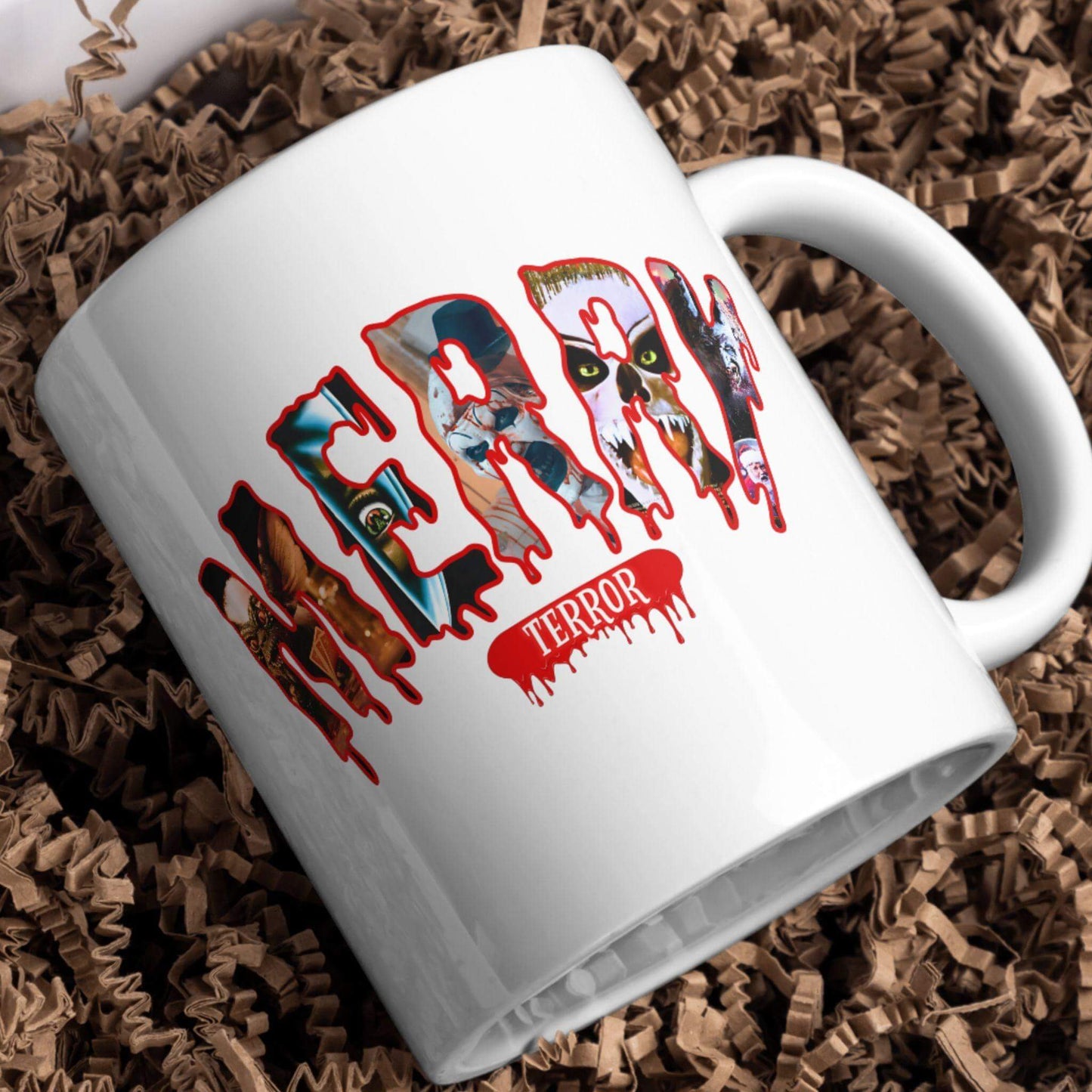 Merry Terror Christmas Horror Design | Creepy Holiday PNG - Crafty Harvest Designs