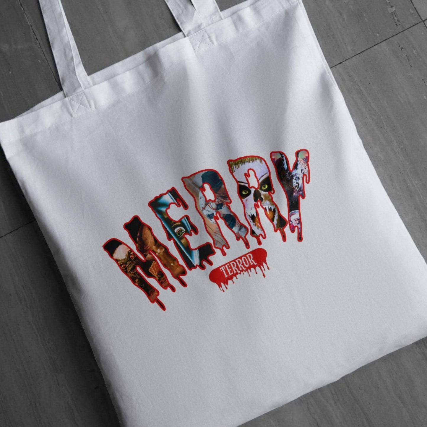 Merry Terror Christmas Horror Design | Creepy Holiday PNG - Crafty Harvest Designs